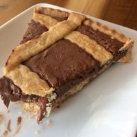 Nutella pie. AMAZING! at 100% Bio in Rome