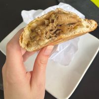 Seitan calzone (filling)  at 100% Bio in Rome