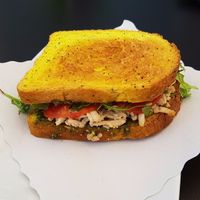 Toast at 100% Bio in Rome