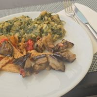 lunch buffet at 100% Bio in Rome