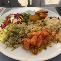 Selection of buffet option at 100% Bio in Rome