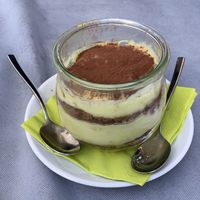 Amazing tiramisu  at 100% Bio in Rome