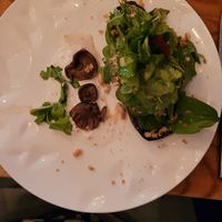 Miso eggplant with peanut crunch at Herzenslust in Saarbrucken