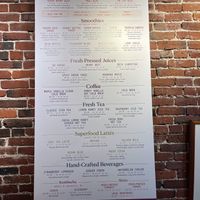 Menu on 5/14/24  at Life Alive Organic Cafe in Lowell