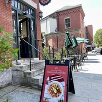 The entrancee  at Life Alive Organic Cafe in Lowell