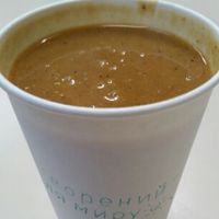 red dal soup at Green 13 - Besarabsky Market in Kyiv