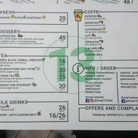 English menu side 2 at Green 13 - Besarabsky Market in Kyiv