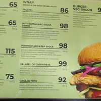 Menu at Green 13 - Besarabsky Market in Kyiv