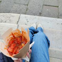 Vegan Napoletana - don't pass on this! made fresh and delicious at Dal Moro's Fresh Pasta To Go in Venice