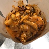 Vegan sauce, add mushrooms and chili pepper! at Dal Moro's Fresh Pasta To Go in Venice