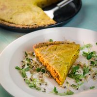 Vegan and organic Quiche at biochi in Schladming at Biochi in Schladming