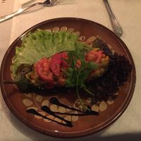 Stuffed eggplant at Vatra Neamului in Chisinau