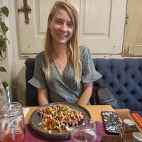 Happy face at Aubergine in Bucharest