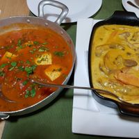 Vegan Shakshuka and Pleurotus Manali at Aubergine in Bucharest