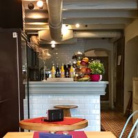 inside at Aubergine in Bucharest