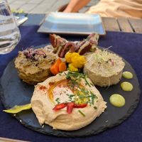 Dips at Aubergine in Bucharest