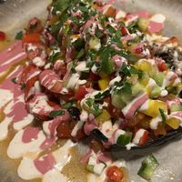 Fried Aubergine  at Aubergine in Bucharest