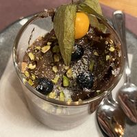 Dessert   at Aubergine in Bucharest