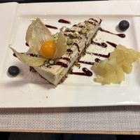 Vegan Cheesecake  at Aubergine in Bucharest