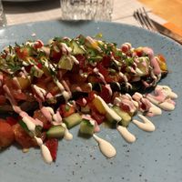 Vegan Eggplant  at Aubergine in Bucharest