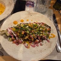Vegan aubergine at Aubergine in Bucharest