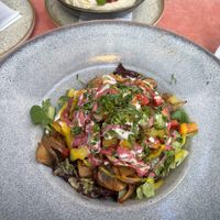 Vegan shawarma   at Aubergine in Bucharest
