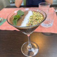 Vegan chocolate dessert   at Aubergine in Bucharest