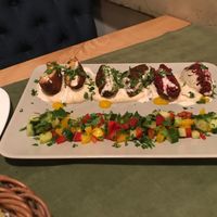 Falafel at Aubergine in Bucharest