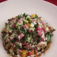 Vegan shoarma at Aubergine in Bucharest