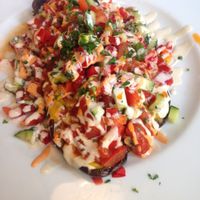 Aubergine main dish at Aubergine in Bucharest