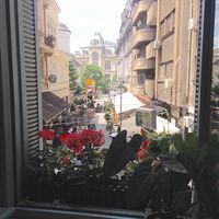 View from window  at Aubergine in Bucharest