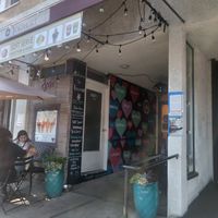 Outside at Yoga-urt in Glendale