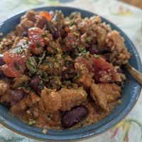 Quinoa and Bolognese sauce at Granny Smith in Annecy