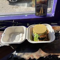 Burger at Thrive in Boulder