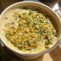 Broccoli chedda soup  at Thrive in Boulder