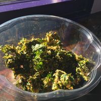 Kale chips at Thrive in Boulder