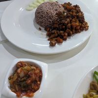 Kimchi, balaklak at Wellnessland Vegetarian Cafe in Cebu