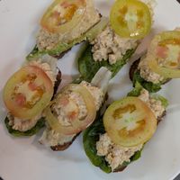 Avocado salad toast at Wellnessland Vegetarian Cafe in Cebu