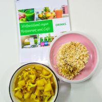 Potato and cauliflower curry ?  at Wellnessland Vegetarian Cafe in Cebu