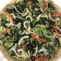 Pesto pizza  at Wellnessland Vegetarian Cafe in Cebu