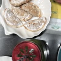 Baked dumplings 🥟 (little salty) at Wellnessland Vegetarian Cafe in Cebu