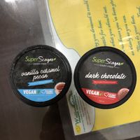 Vegan ice cream 😍 (the home made ones are great too!) at Wellnessland Vegetarian Cafe in Cebu