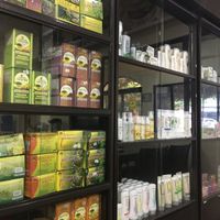 tea & toiletries at Wellnessland Vegetarian Cafe in Cebu