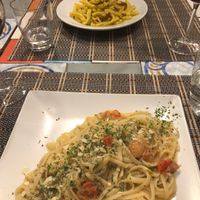 I ate the whole thing!  Large portions at Ma va' in Rome