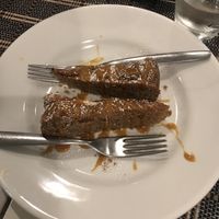 Apple cake to share  at Ma va' in Rome