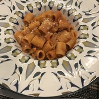 Tomato and smoked tofu pasta  at Ma va' in Rome