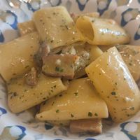 Paccheri con Porcini e Castagne con pesto di dragoncello at Ma va' in Rome