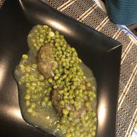 Very succulent lentil burgers (I think!)  at Ma va' in Rome