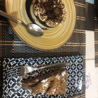 Light n lovely tiramisu and apple cake   at Ma va' in Rome