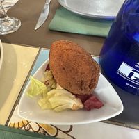 Supplì all’Amatriciana  at Ma va' in Rome